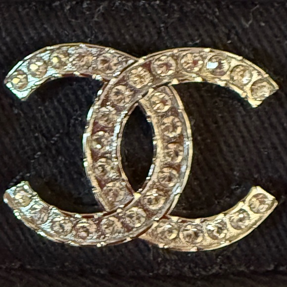 Chanel Dad sandals CC brooch crystal logo size 37 - Picture 11 of 17
